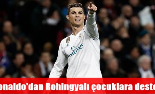 Ronaldo'dan Rohingyalı çocuklara destek