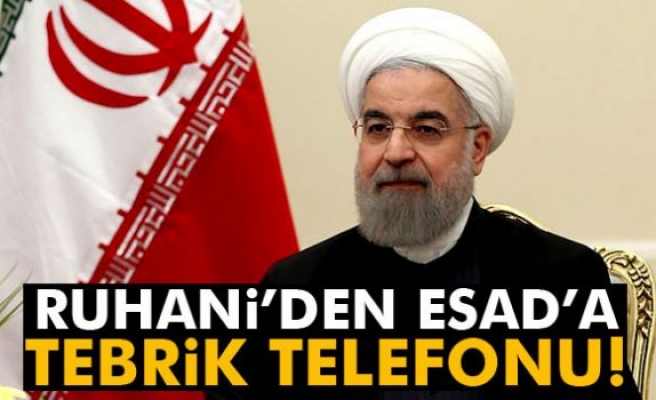 Ruhani’den Esad’a tebrik telefonu