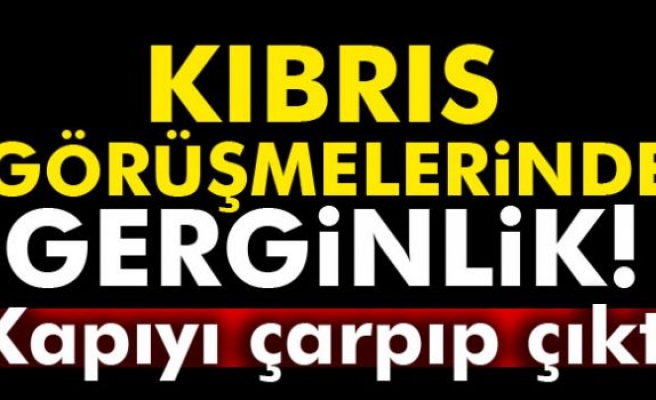 Rum Lider Kapıyı Çarpıp Çıktı!