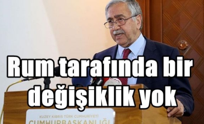 Rum tarafında bir değişiklik yok