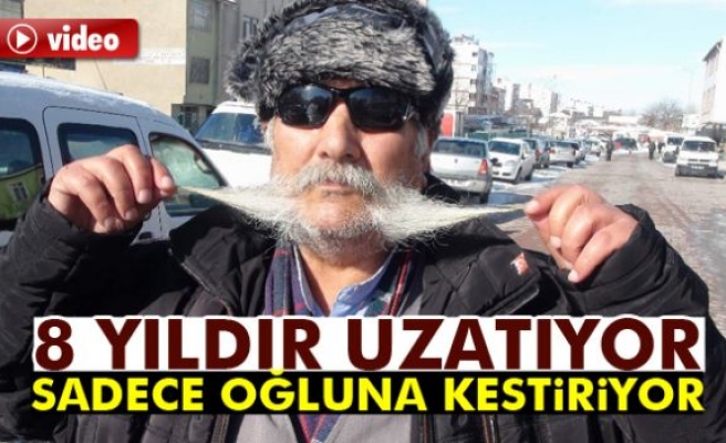 Sadece oğluna kestiriyor