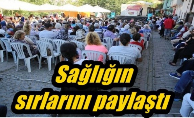  Sağlığın sırlarını paylaştı