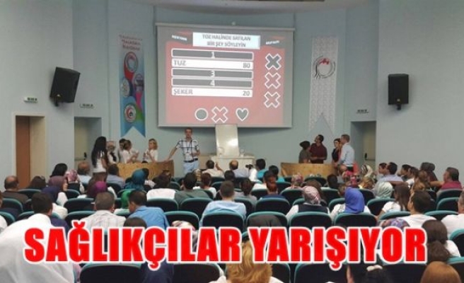 Sağlıkçılar yarışıyor