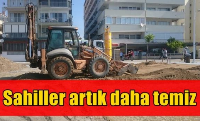 Sahiller artık daha temiz