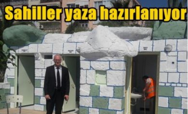 Sahiller yaza hazırlanıyor