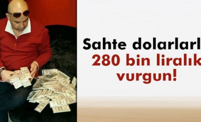 Sahte dolarlarla dolandırıcılık