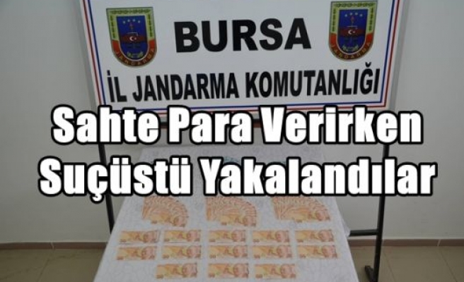 Sahte Para Verirken Suçüstü Yakalandılar