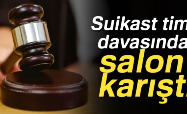 Salon karıştı