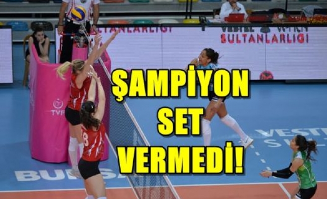 Şampiyon Set Vermedi