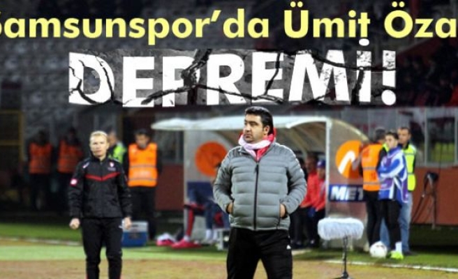 Samsunspor'da Ümit Özat istifa etti