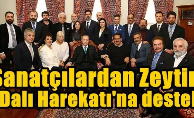 Sanatçılardan Zeytin Dalı Harekatı'na destek