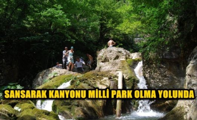 Sansarak Kanyonu milli park olma yolunda