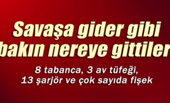 Savaşa gider gibi adliyeye gittiler