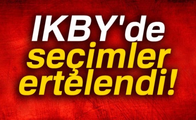 Seçimler ertelendi!