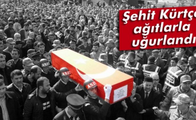 Şehit Kürtçe ağıtlarla son yolculuğuna uğurlandı