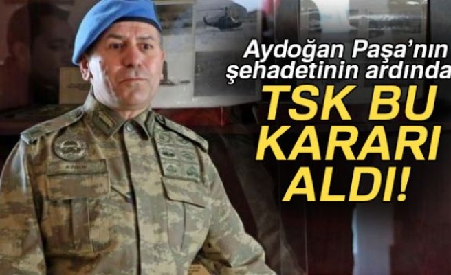 Şehit Tümgeneral Aydoğan Aydın’ın adı, kendi yönettiği operasyona verildi
