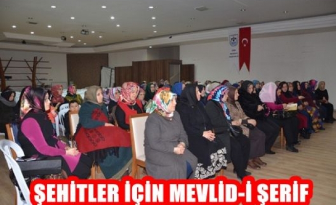 Şehitler için mevlid-i şerif