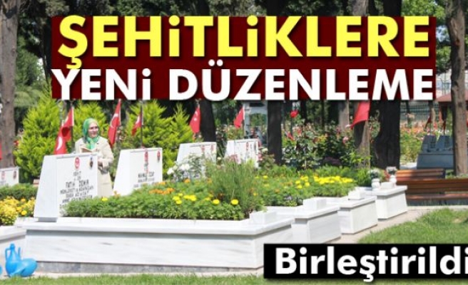 Şehitliklere yeni düzenleme