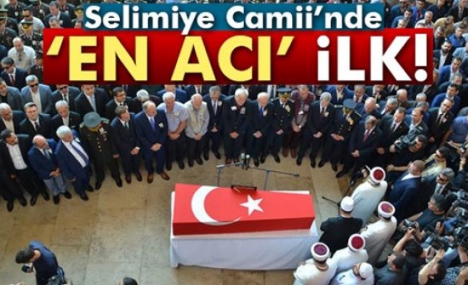 Selimiye Camii'nde 'en acı' ilk