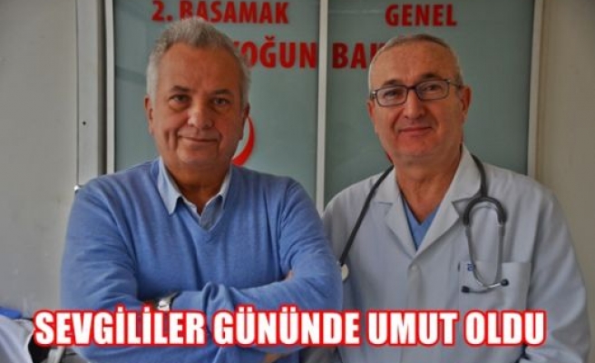 Sevgililer gününde umut oldu