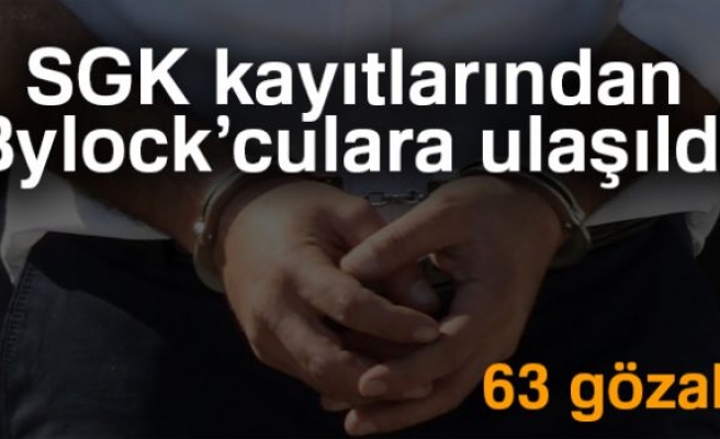 SGK KAYITLARINDAN BYLOCK'ÇULARA ULAŞILDI!