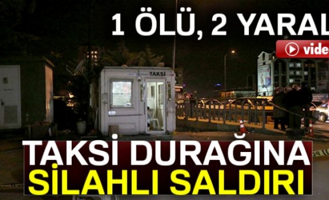  Silahlı saldırı: 1 ölü, 2 yaralı