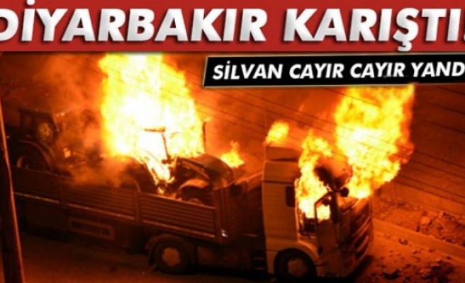 Silvan cayır cayır yandı!