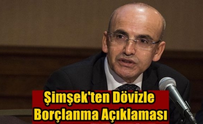 Şimşek'ten dövizle borçlanma açıklaması