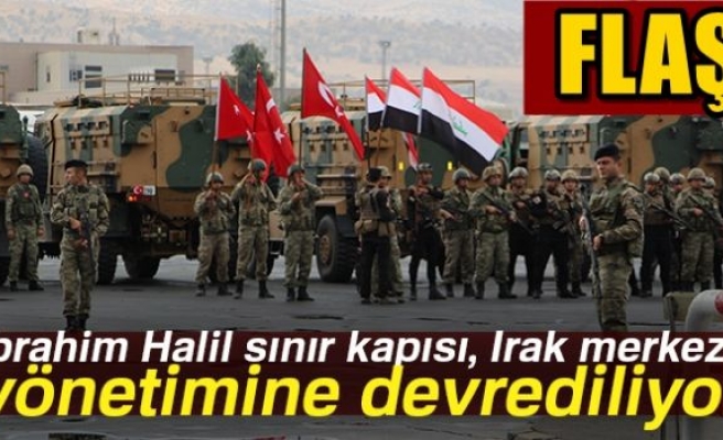 Sınır Kapısı Irak'a Teslim