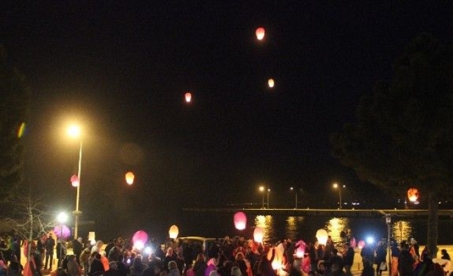 Sinop’ta Kadına Şiddete Karşı ’Dilek Balonu’