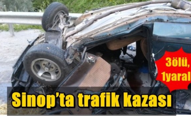 Sinop’ta trafik kazası