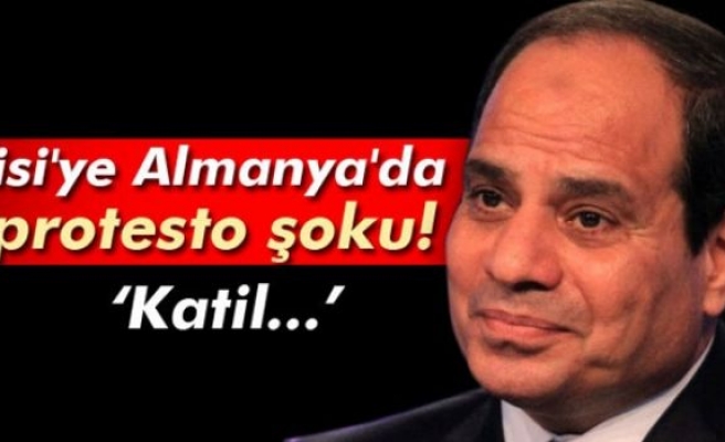 Sisi'ye basın toplantısı sırasında protesto şoku