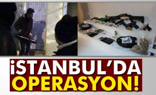 Şişli’de uyuşturucu operasyonu kamerada