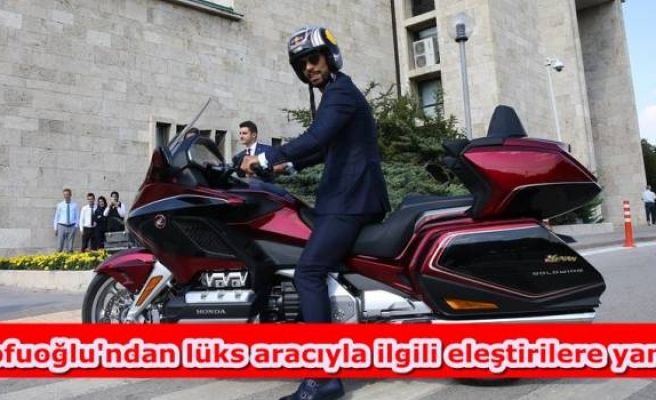 Sofuoğlu'ndan lüks aracıyla ilgili eleştirilere yanıt