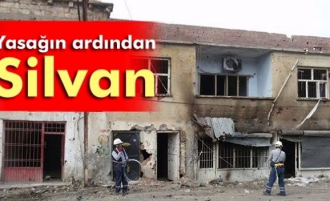 Sokağa çıkma yasağının ardından Silvan