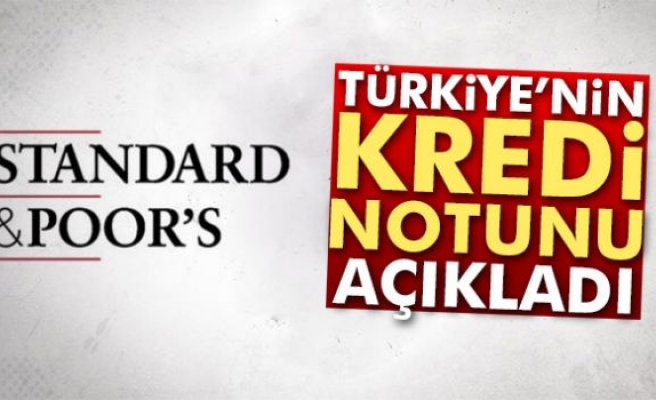 S&P Türkiye'nin kredi görünümünü düşürdü