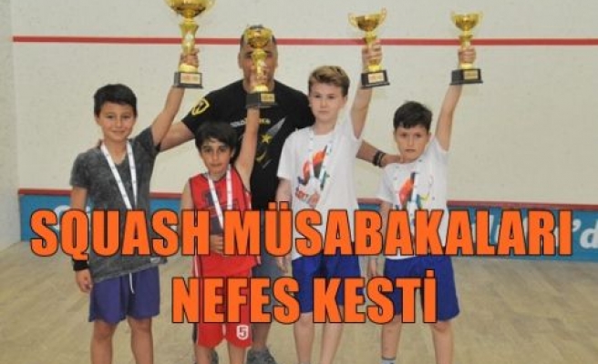 Squash Müsabakaları Nefes Kesti