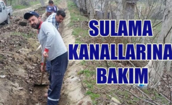  Sulama Kanallarına Bakım 