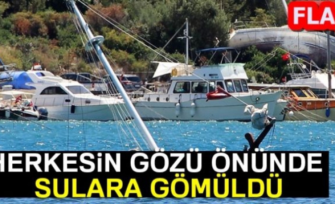 SULARA GÖMÜLDÜ!