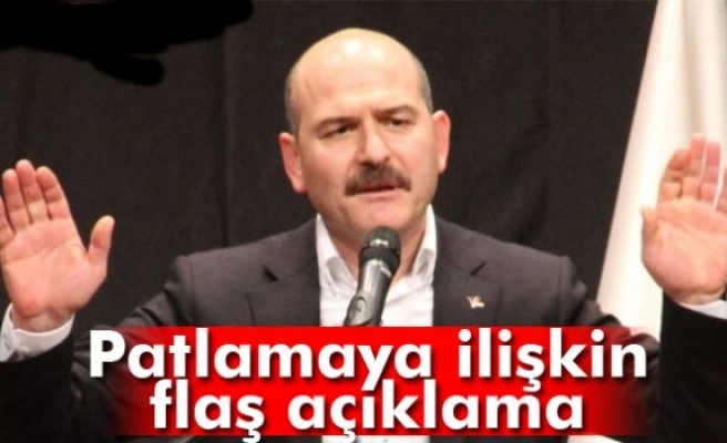 Süleyman Soylu'dan Diyarbakır'daki Patlamaya İlişkin Açıklama