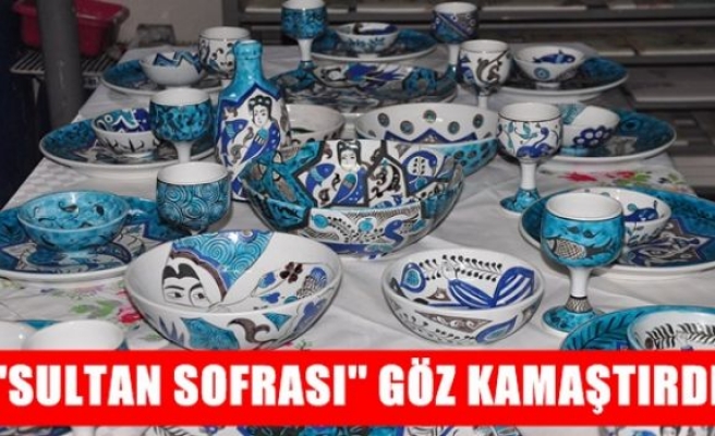 “Sultan sofrası” göz kamaştırdı