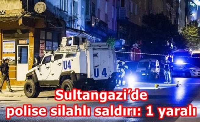 Sultangazi’de polise silahlı saldırı: 1 yaralı