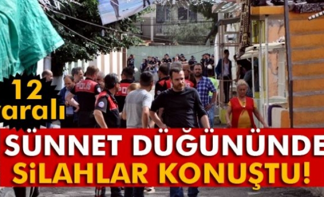 Sünnet düğününde kavga: 12 yaralı