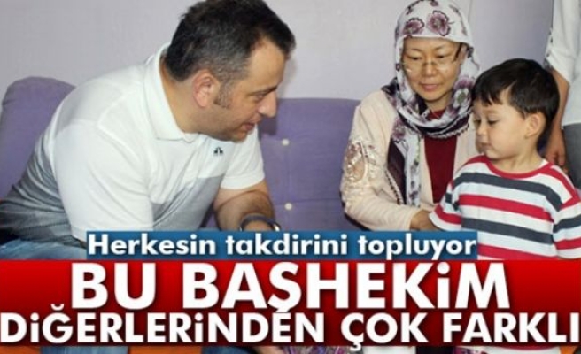 Süper kahraman gibi başhekim