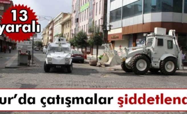 Sur’da çatışmalar şiddetlendi: 13 yaralı