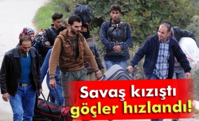 Suriye’de savaş kızıştı, kamplardan göçler hızlandı