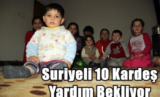 Suriyeli 10 Kardeş Yardım Bekliyor