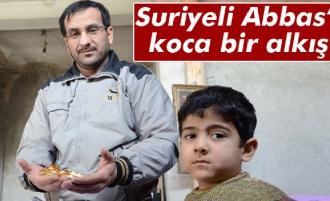 Suriyeli Abbas’a koca bir alkış