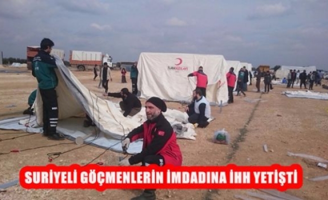 Suriyeli Göçmenlerin İmdadına İHH Yetişti