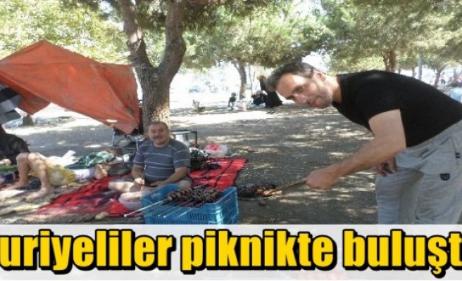 Suriyeliler piknikte buluştu